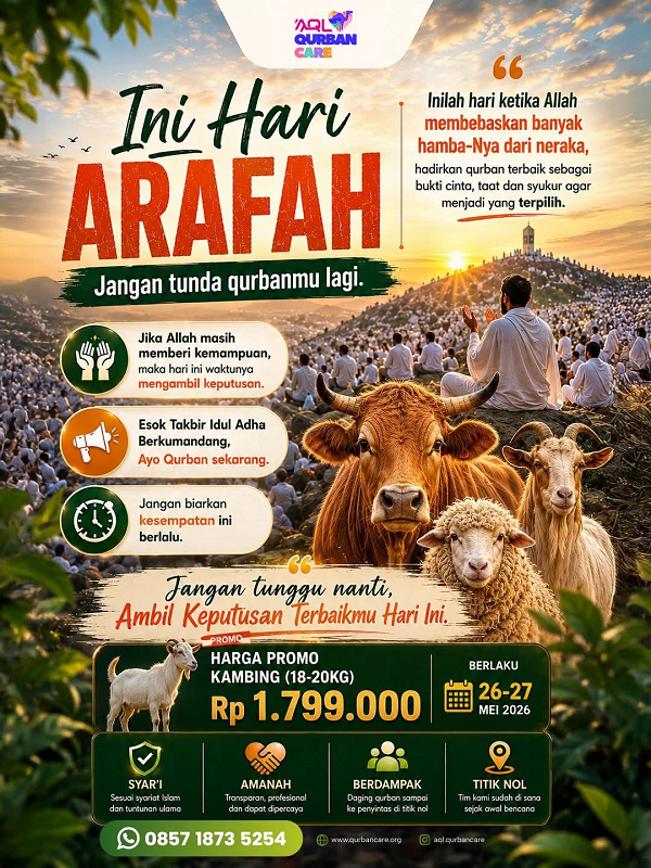 Myth vs Fact: Menjawab Mitos-Mitos Seputar Qurban di Masyarakat arafah.png