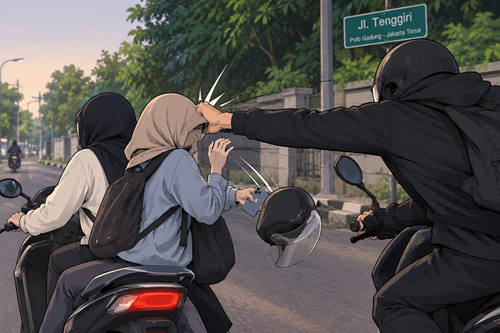 WNA Mesir Jadi Korban Penjambretan Disertai Kekerasan di Pulo Gadung rana1.png