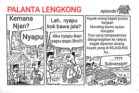 Palanta Lengkong: Nyapu Ikan Sapu-sapu