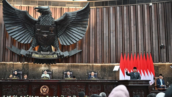 Di Sidang Paripurna DPR, Presiden Prabowo Tegaskan Komitmen Jalankan Amanat UUD 1945