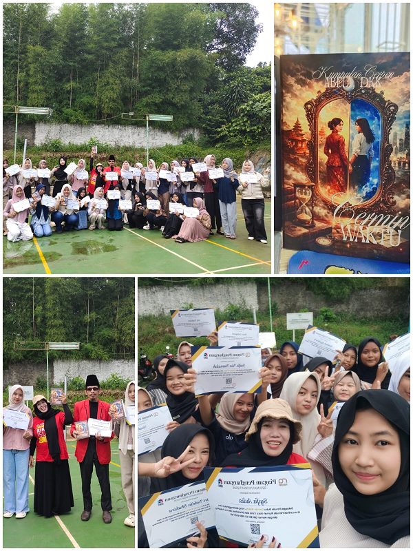 Rumah Baca Ceria Luncurkan Buku Antologi Cerpen Cermin Waktu Karya Siswa MTs Nurul Azhar